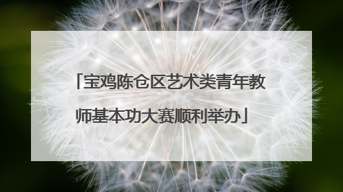 宝鸡陈仓区艺术类青年教师基本功大赛顺利举办
